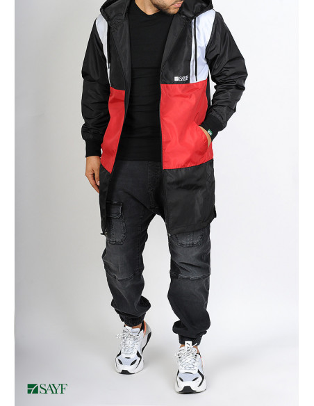 Qamis k-way SAYF "mer rouge"