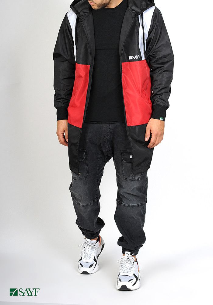 Qamis k-way SAYF "mer rouge"