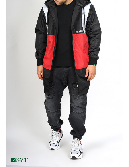 Qamis k-way SAYF "mer rouge"