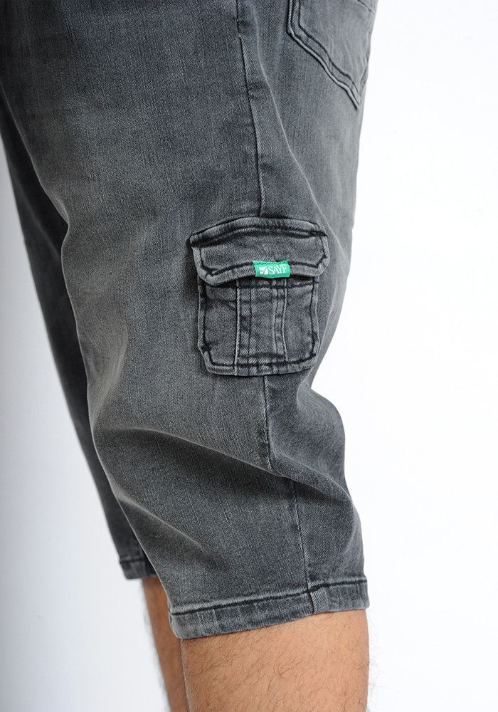 Sarouel bermuda SAYF black denim' Sarouel bermuda SAYF black denim'