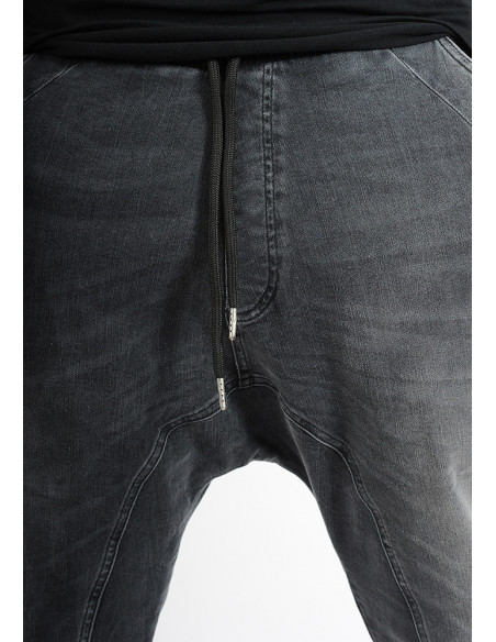 Sarouel bermuda SAYF black denim' Sarouel bermuda SAYF black denim'