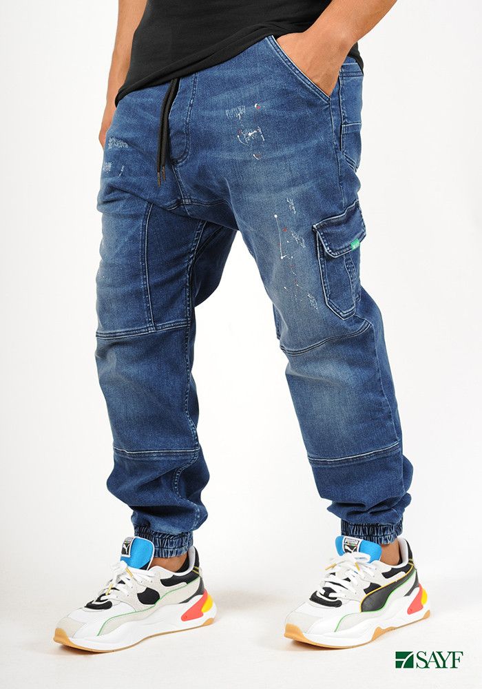 Sarouel jean's SAYF blue denim Sarouel jean's SAYF blue denim