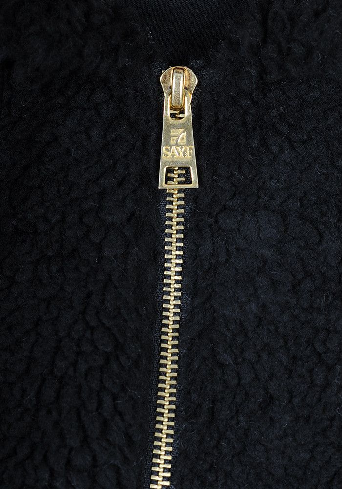 Sweat qamis SAYF moutonné (noir) Sweat qamis SAYF moutonné (noir)