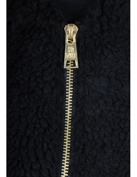 Sweat qamis SAYF moutonné (noir) Sweat qamis SAYF moutonné (noir)