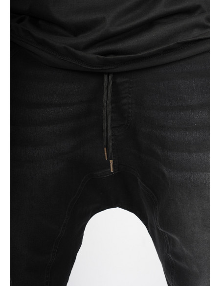 Sarouel bermuda SAYF black denim Sarouel bermuda SAYF black denim