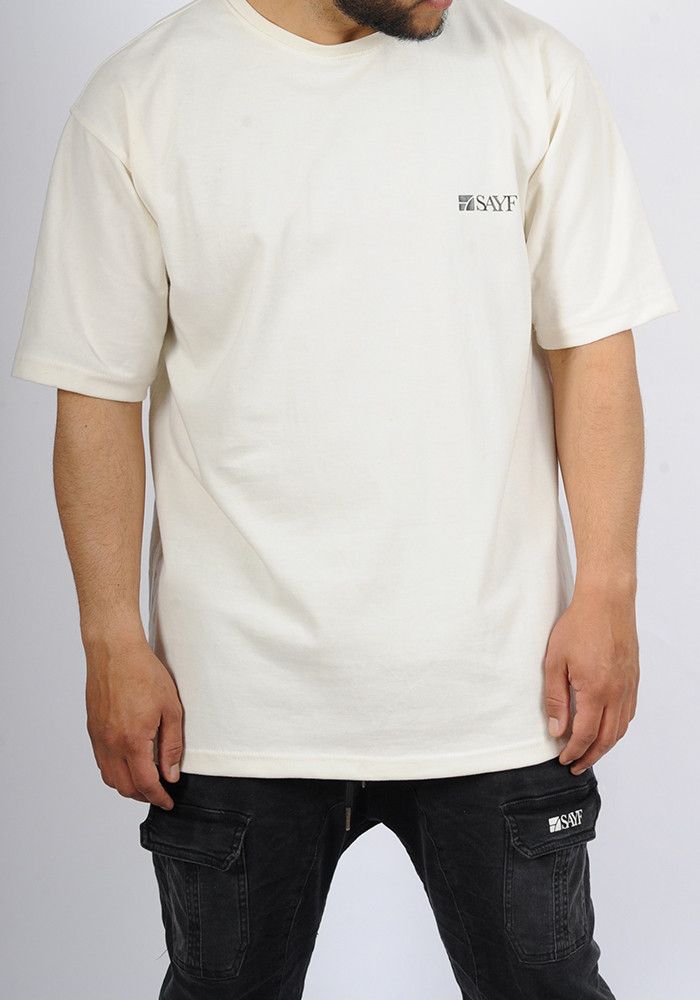 T-shirt oversize SAYF off-white