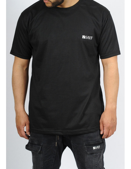 T-shirt oversize SAYF noir