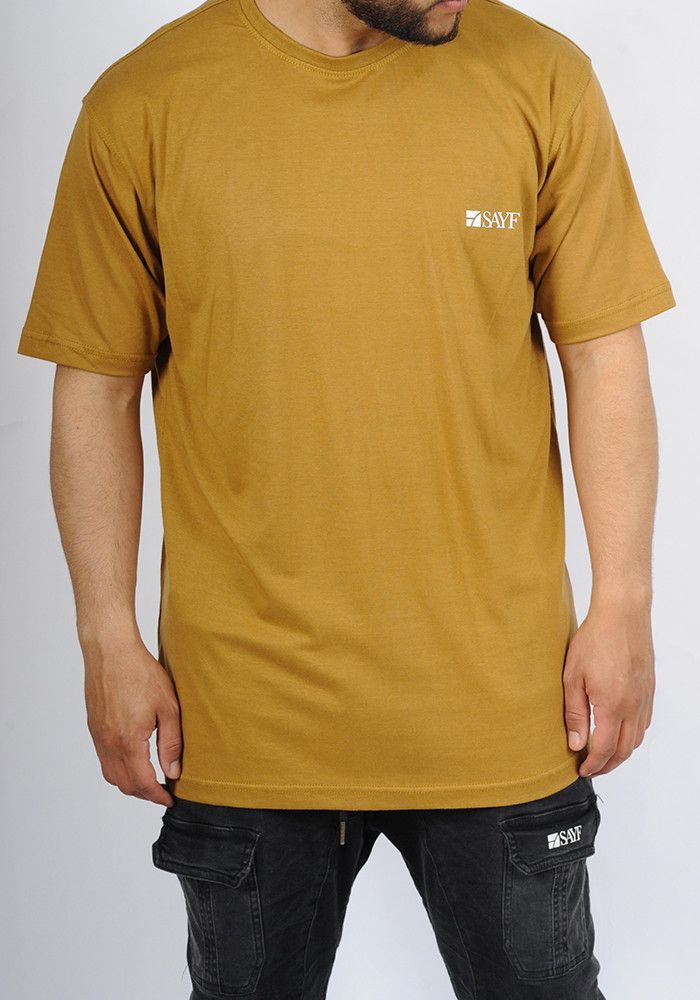 T-shirt oversize SAYF camel