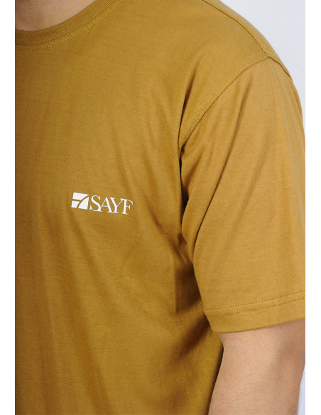 T-shirt oversize SAYF camel