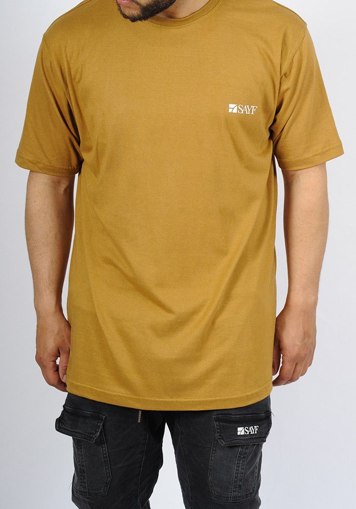 T-shirt oversize SAYF camel