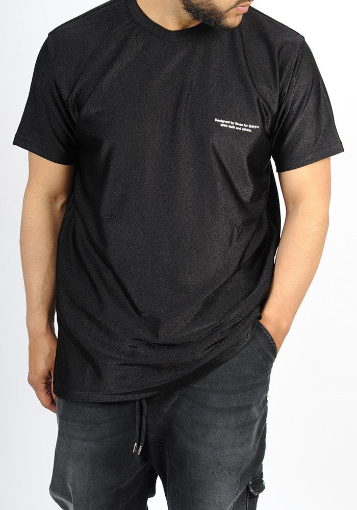 T-shirt oversize SAYF black vision