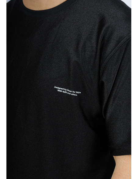 T-shirt oversize SAYF black vision