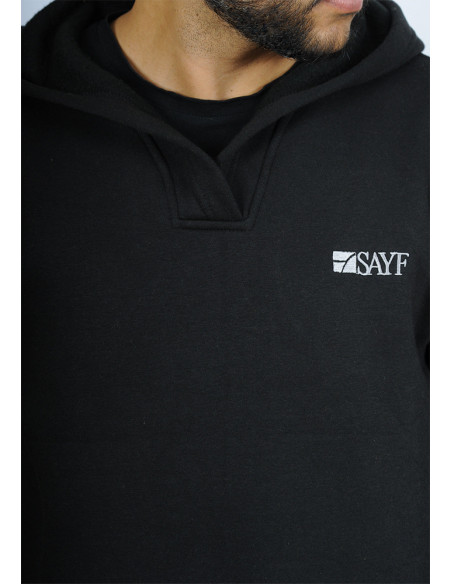 Qamis jogging SAYF essentiel (noir) Qamis jogging SAYF essentiel (noir)