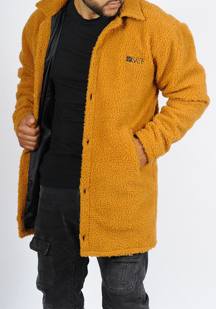 Veste moutonnée SAYF brown star 2