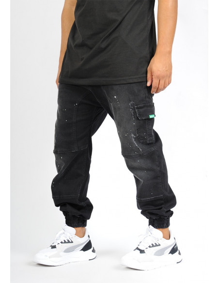 sarouel jean's SAYF trash denim