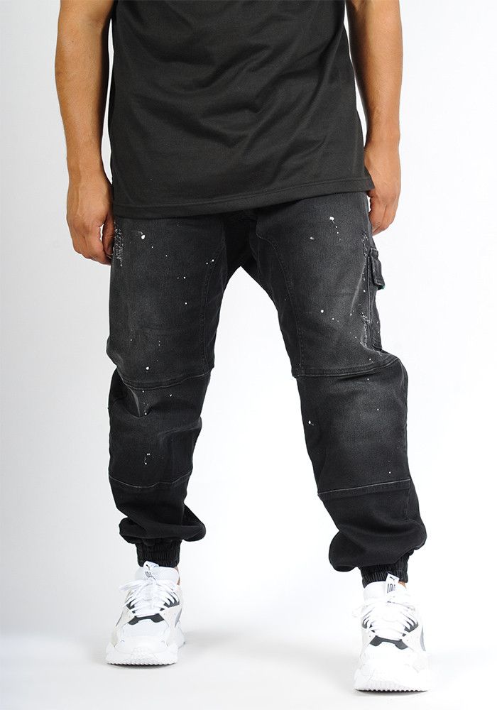 sarouel jean's SAYF trash denim