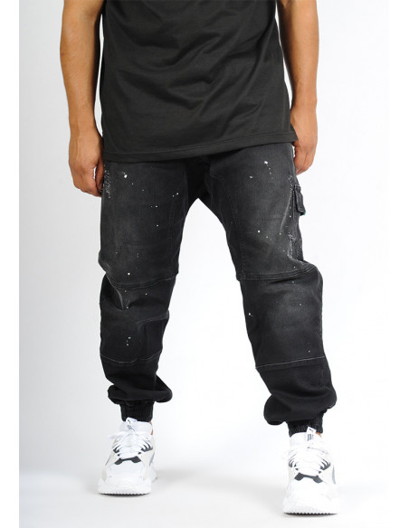 sarouel jean's SAYF trash denim