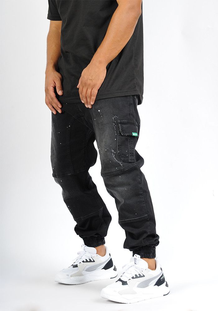 sarouel jean's SAYF trash denim