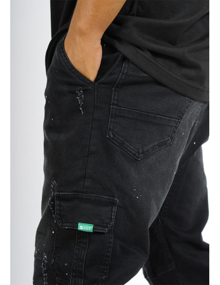 sarouel jean's SAYF trash denim