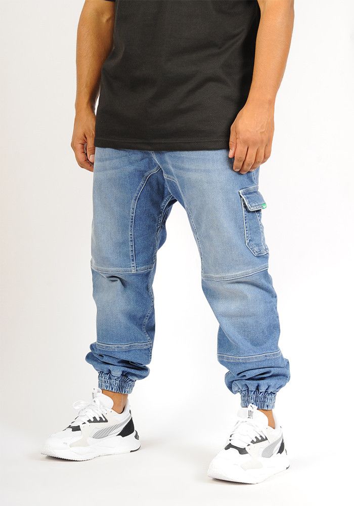 Sarouel jean's SAYF bleach denim'