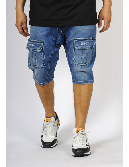 Sarouel bermuda SAYF start-up (bleu)