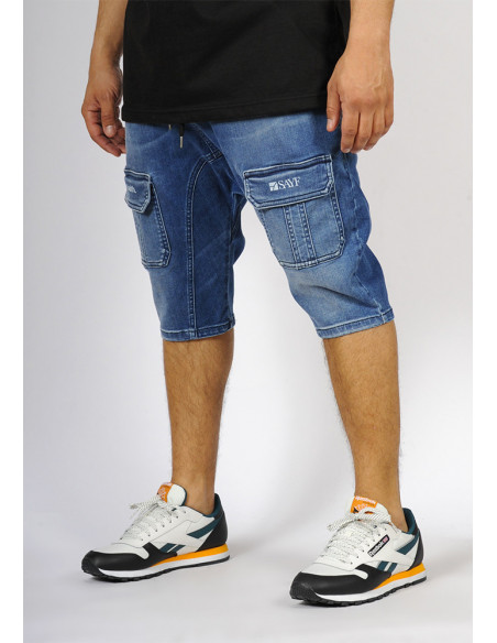 Sarouel bermuda SAYF start-up (bleu)