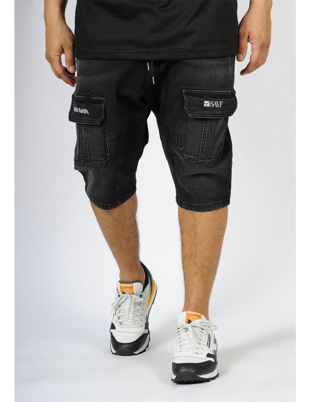 Sarouel bermuda SAYF start-up (noir)
