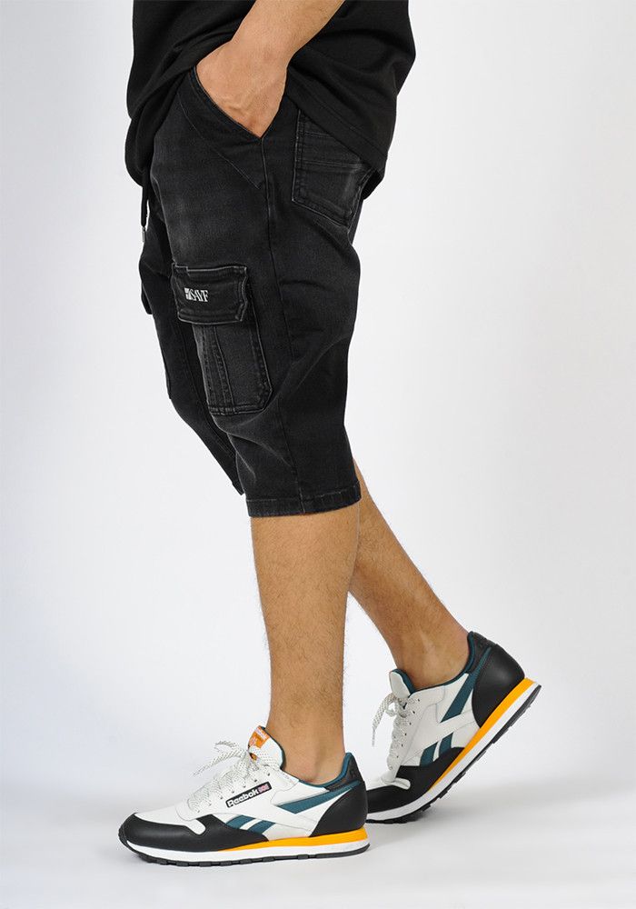 Sarouel bermuda SAYF start-up (noir)