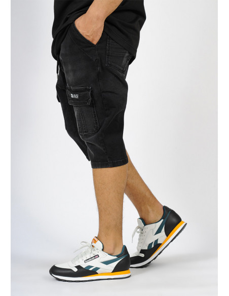 Sarouel bermuda SAYF start-up (noir)