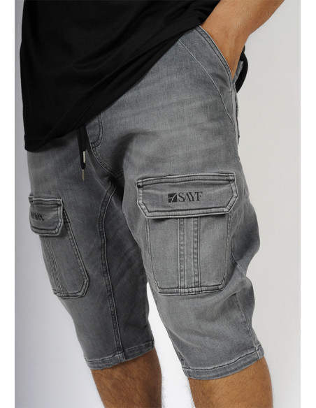 Sarouel bermuda SAYF start-up (gris clair) Sarouel bermuda SAYF start-up (gris clair)