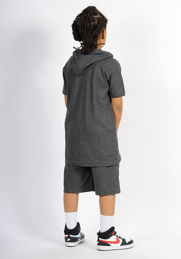 Ensemble enfant SAYF polo (gris foncé)