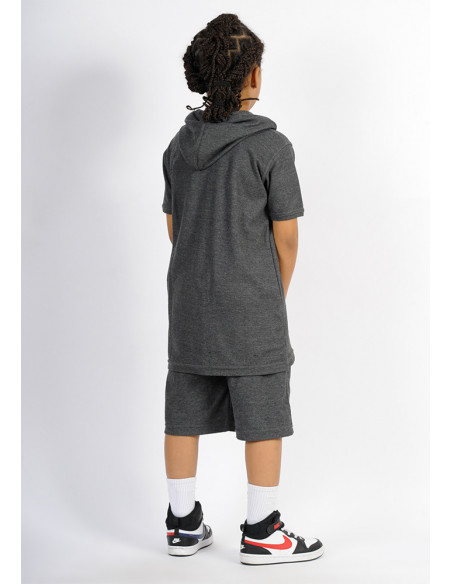 Ensemble enfant SAYF polo (gris foncé)