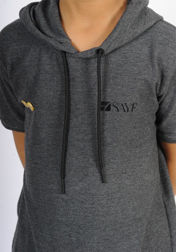 Ensemble enfant SAYF polo (gris foncé)