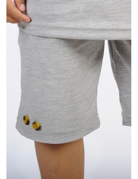 Ensemble enfant SAYF polo (gris clair) Ensemble enfant SAYF polo (gris clair)