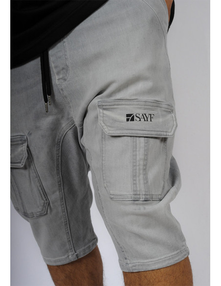 Sarouel bermuda SAYF start-up (gris clair) Sarouel bermuda SAYF start-up (gris clair)
