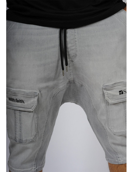 Sarouel bermuda SAYF start-up (gris clair) Sarouel bermuda SAYF start-up (gris clair)