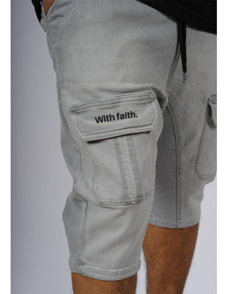 Sarouel bermuda SAYF start-up (gris clair) Sarouel bermuda SAYF start-up (gris clair)