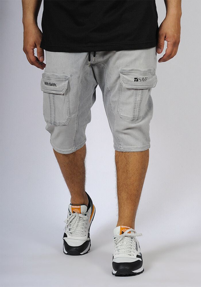 Sarouel bermuda SAYF start-up (gris clair) 2