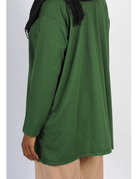 T-shirt long SAYF (vert émeraude) T-shirt long SAYF (vert émeraude)