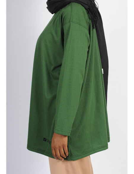 T-shirt long SAYF (vert émeraude) T-shirt long SAYF (vert émeraude)