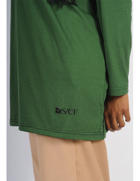 T-shirt long SAYF (vert émeraude) T-shirt long SAYF (vert émeraude)