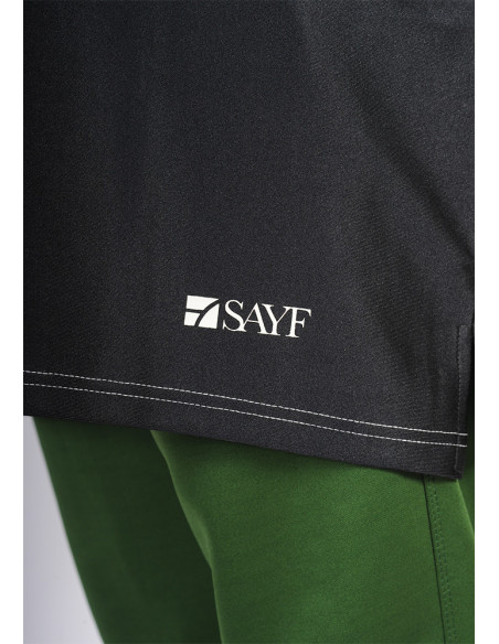 T-shirt long SAYF en lycra (noir) T-shirt long SAYF en lycra (noir)