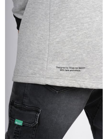 Qamis sweatshirt SAYF Medina (grey)