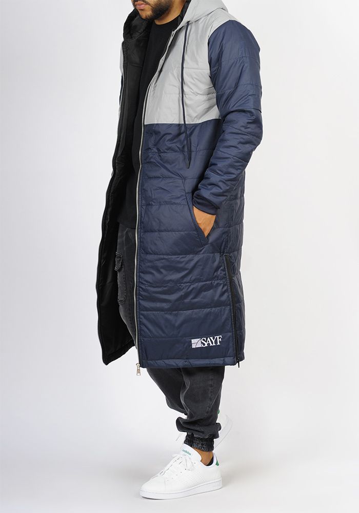 Extra-long jacket SAYF ( navy blue )