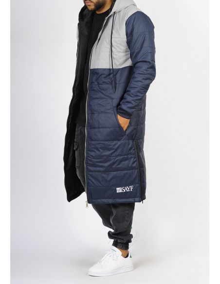 Extra-long jacket SAYF ( navy blue )
