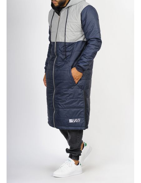 Extra-long jacket SAYF ( navy blue )