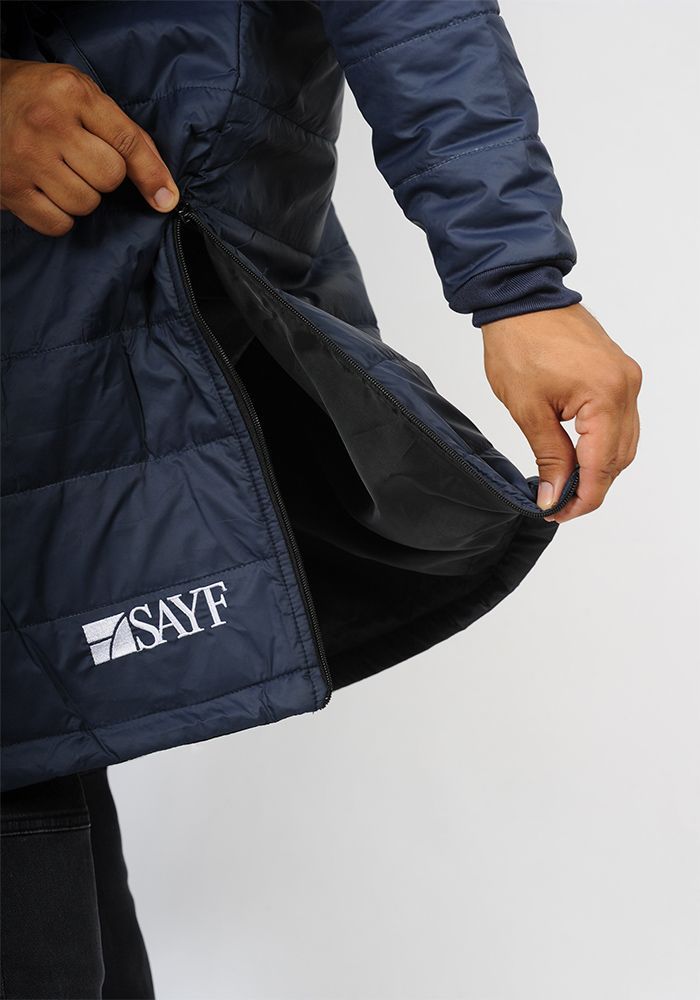 Extra-long jacket SAYF ( navy blue ) Extra-long jacket SAYF ( navy blue )