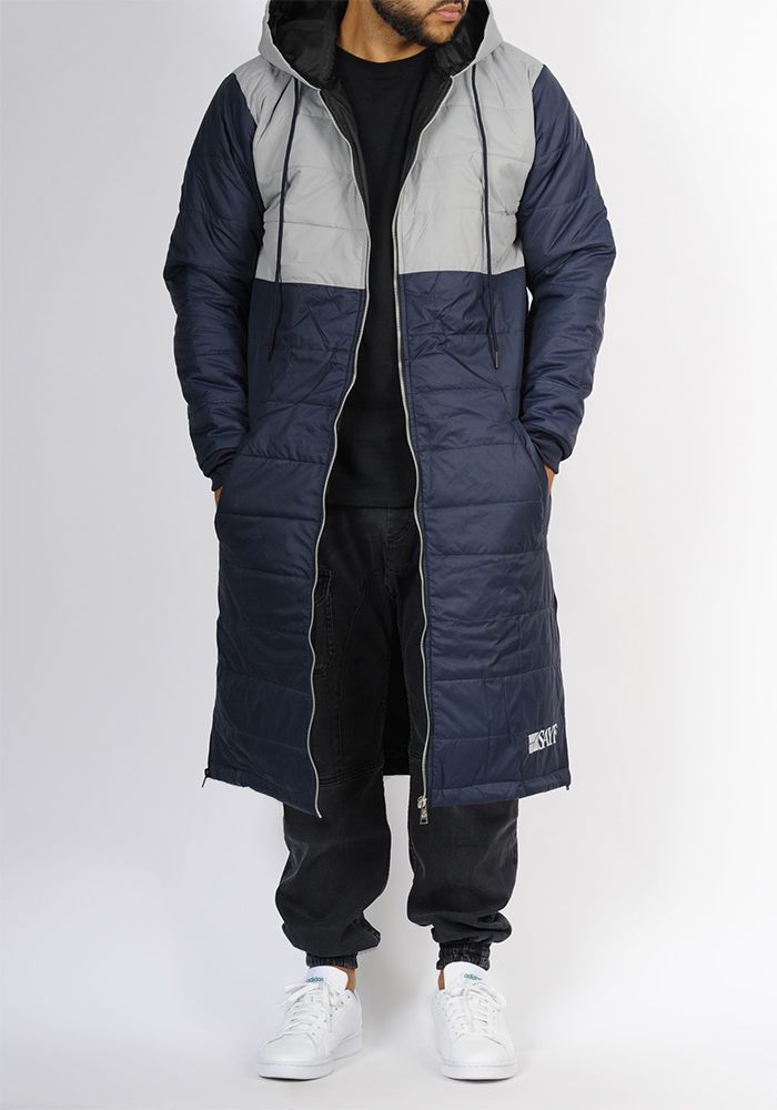 Extra-long jacket SAYF ( navy blue ) Extra-long jacket SAYF ( navy blue )