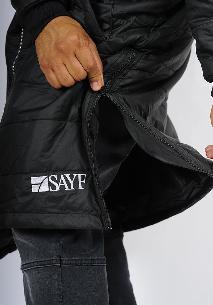 Doudoune extra-longue SAYF (noire) Doudoune extra-longue SAYF (noire)