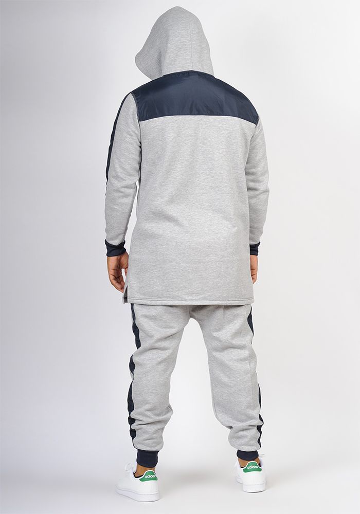 Ensemble bi-matière SAYF (gris chiné) Ensemble bi-matière SAYF (gris chiné)